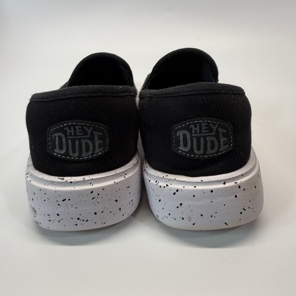 Hey Dude Sunapee W Sport Mesh Slip Pull On Shoe 40241-001 Black Women 7 - Picture 7 of 14